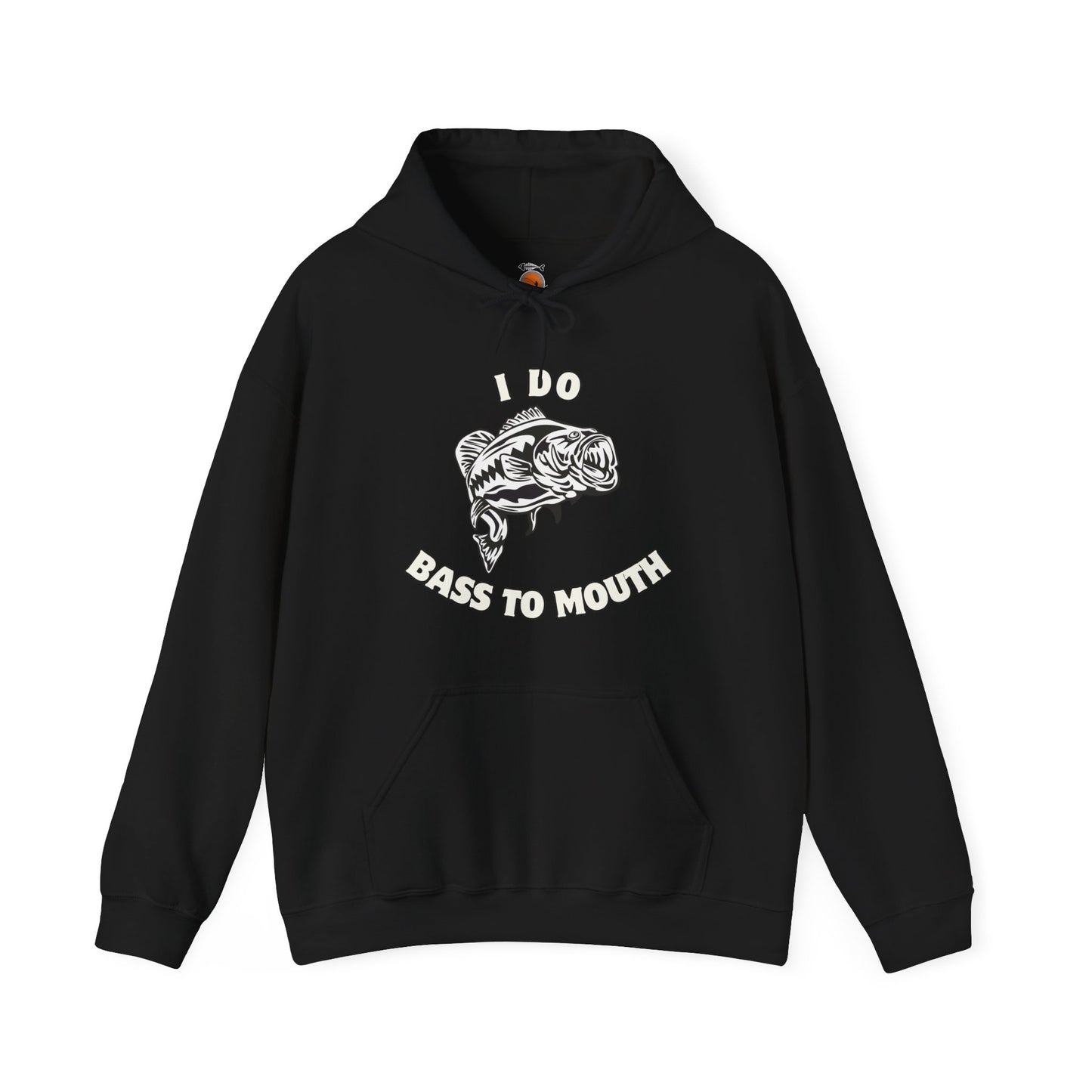 Funny Fishing Hoodie - I Do Bass To Mouth Sweatshirt, Gift for Anglers, Fishing Outfit, Hooded Pullover, Fathers Day Gift