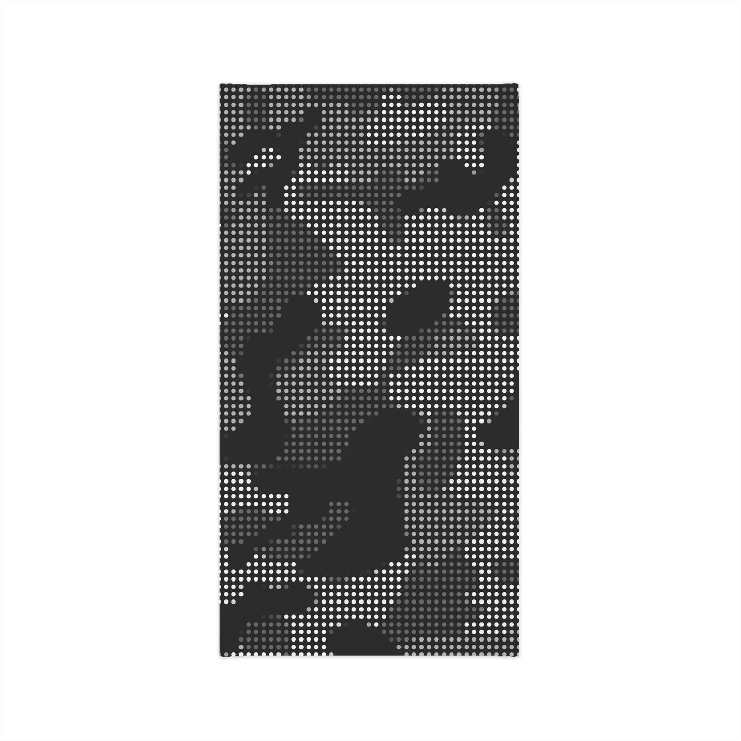 Black & Gray Camo Neck Gaiter – Lightweight Sun Protection for Fishing & Outdoor Use