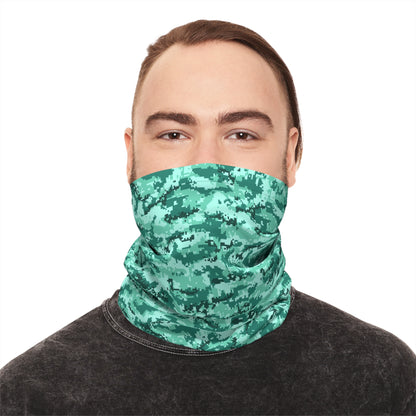 Digi Green Camo Neck Gaiter – Lightweight Sun Protection for Fishing & Outdoor Use